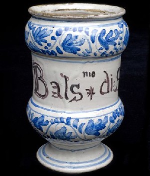 Balsam of Philosophers Drug Jar